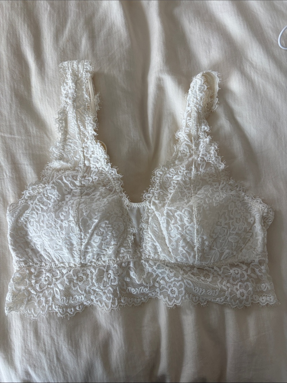 Ivory Aerie Lace Bralette